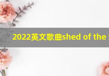 2022英文歌曲shed of the SUN